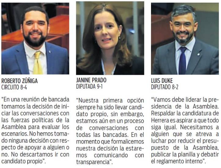 $!Tres facciones en Vamos, por la presidencia de la AN
