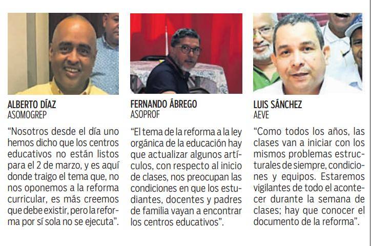 $!Gremios magisteriales están a la espera de las Reformas Educativas