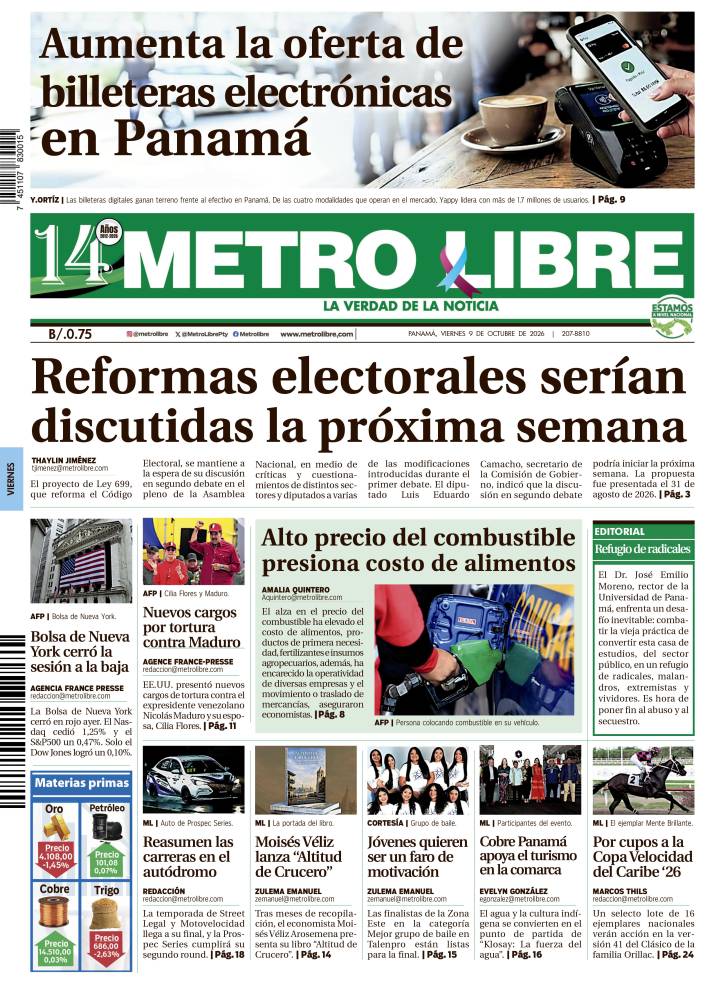 Portada del 9 octubre de 2026