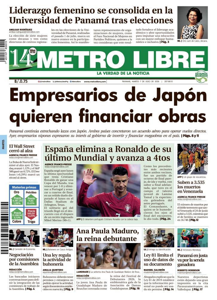 Portada del 7 de julio de 2026