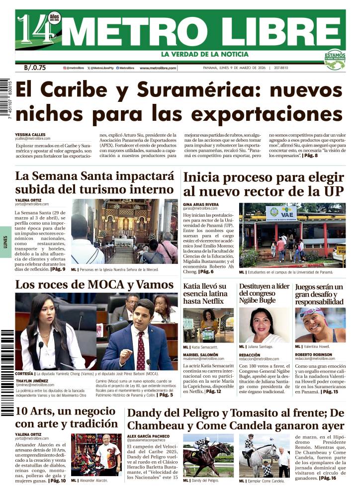 Portada del 8 de marzo de 2026