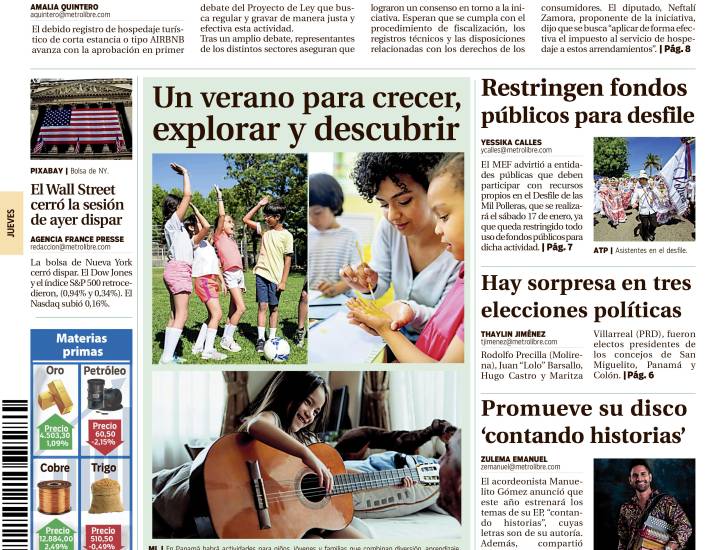 Portada del 8 de enero de 2026