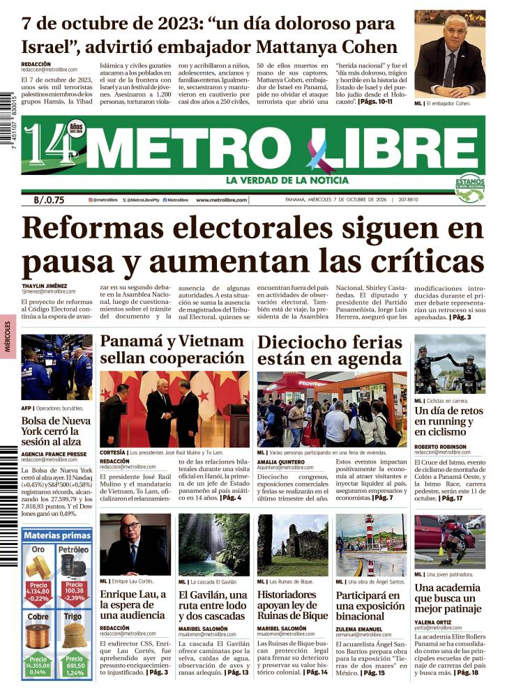 Portada del 7 de octubre del 2026