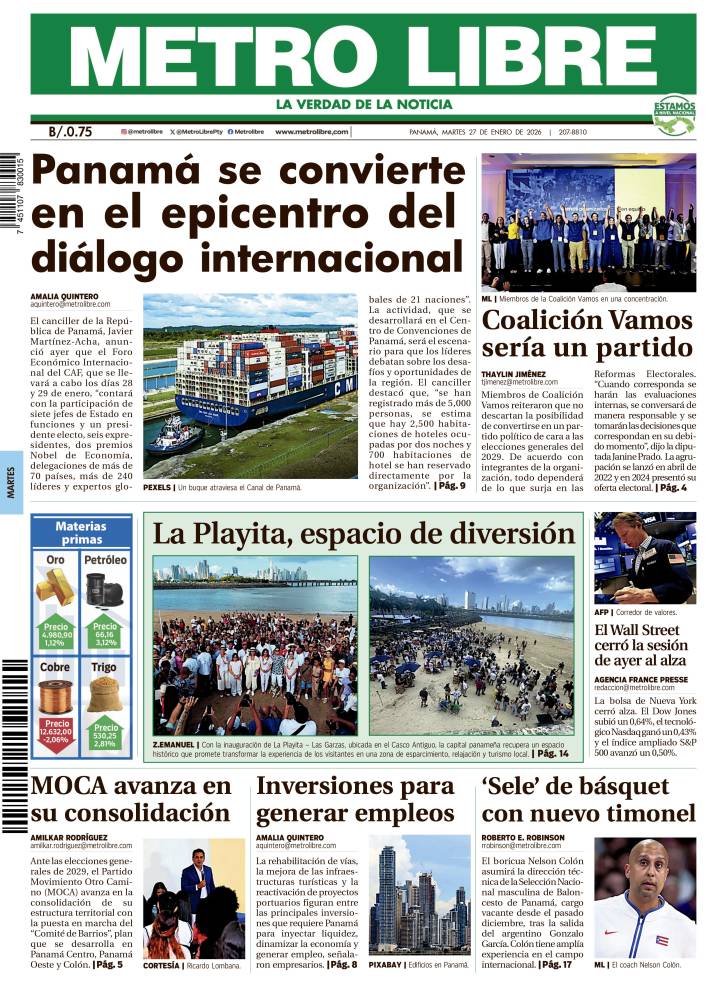 Portada del 27 de enero de 2026