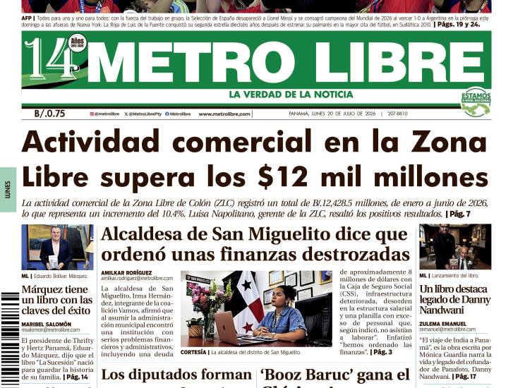 Portada del 20 de julio de 2026