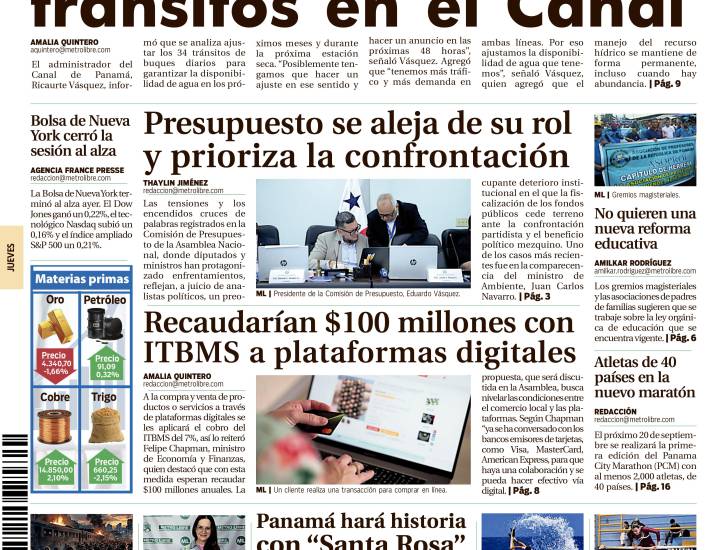 Portada del 20 de agosto de 2026