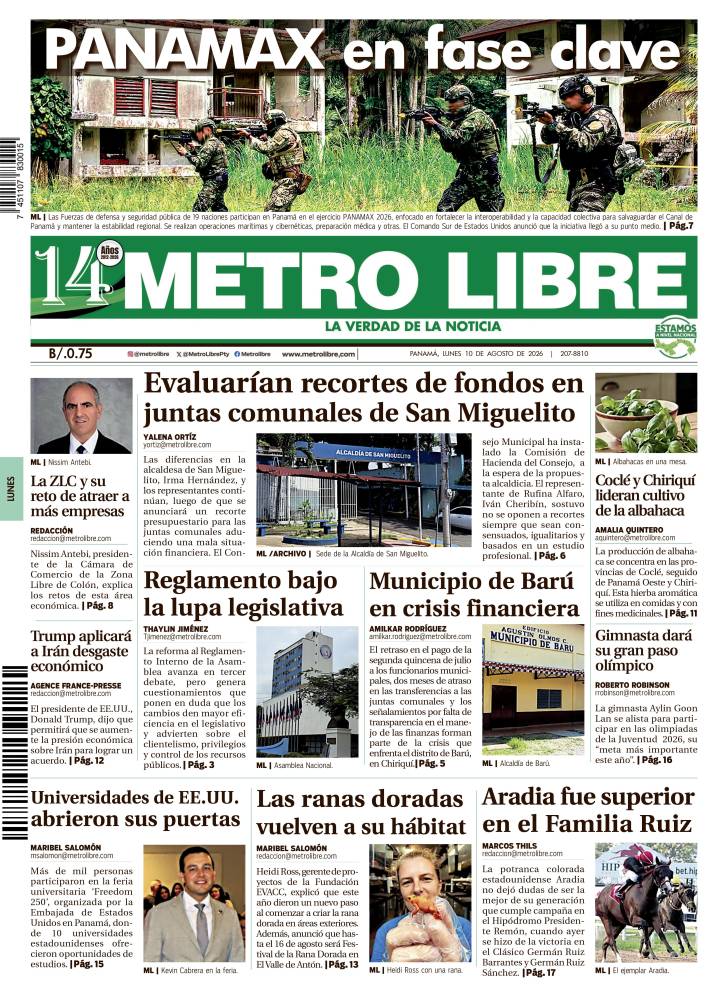 Portada del 10 de agosto de 2026