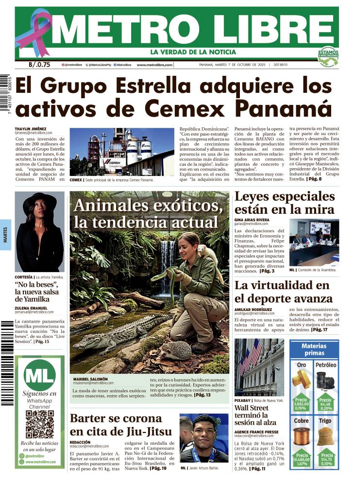 Portada del 7 de octubre de 2025