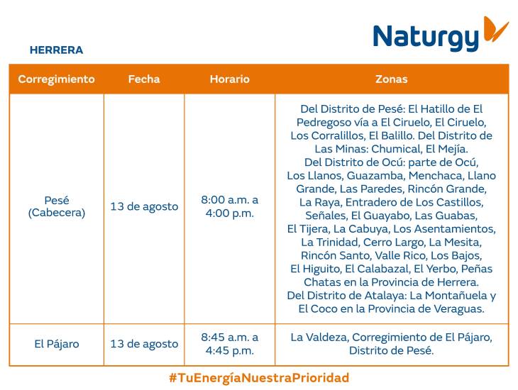 $!Aviso importante: Trabajos de mantenimiento en la red eléctrica del 11 al 17 de agosto de 2025