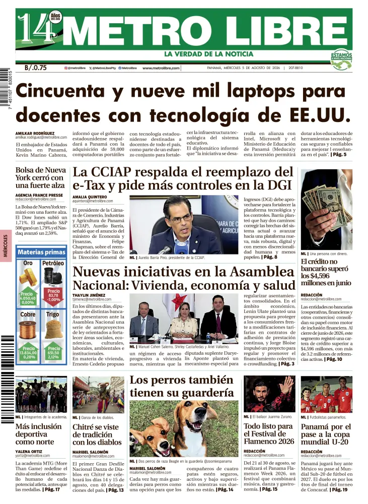 Portada del 5 de agosto de 2026