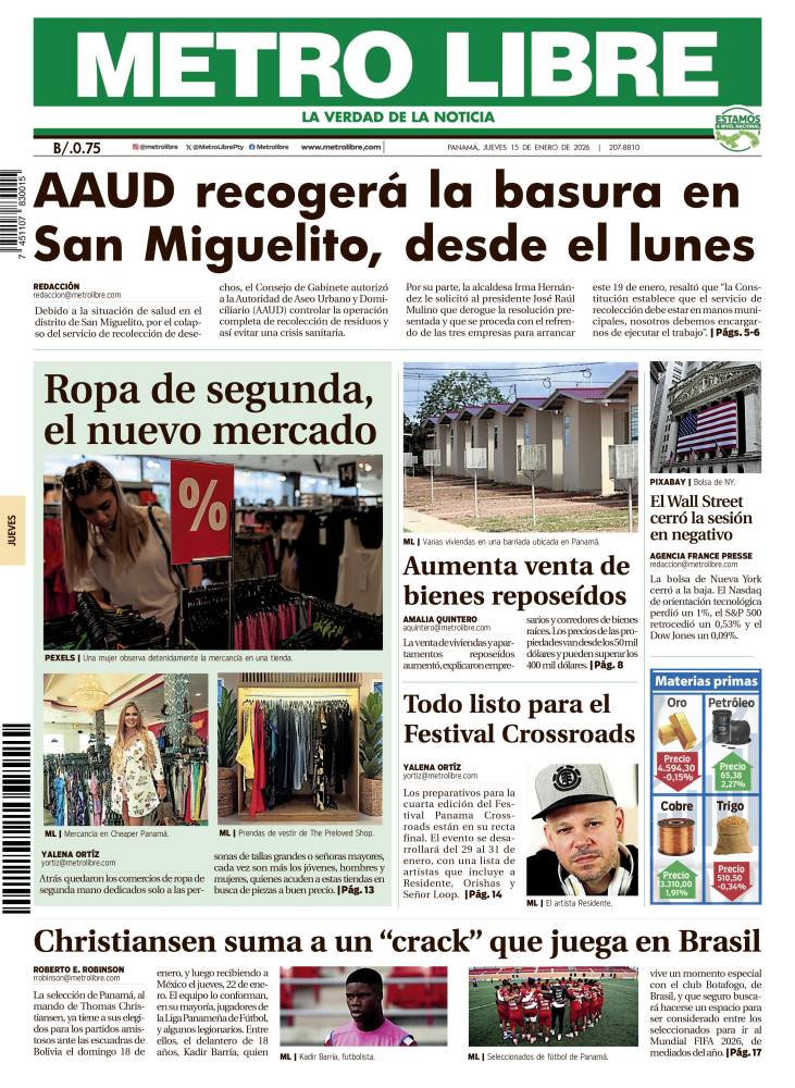 Portada del 14 de enero de 2025