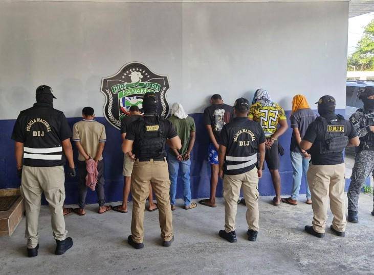 Capturan a siete presuntos integrantes de los Niños del Detroit Special en San Miguelito