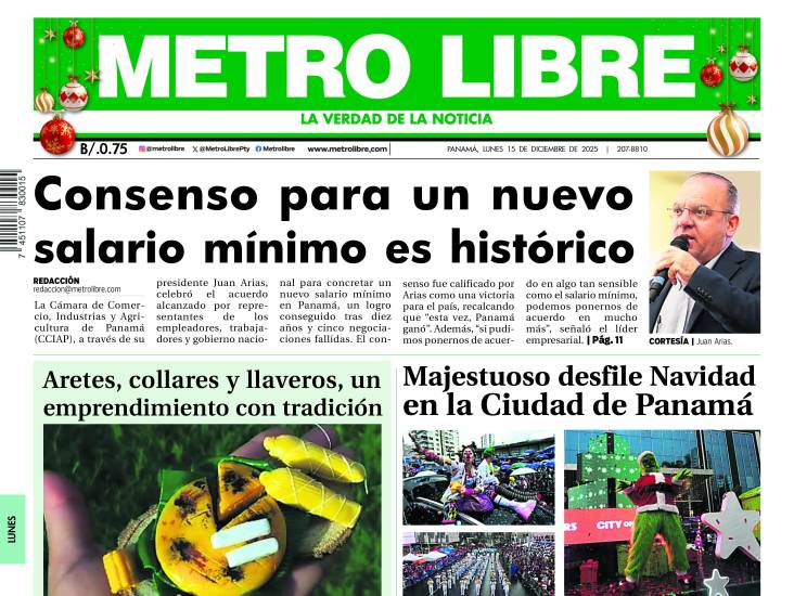 Portada del 15 de diciembre de 2025