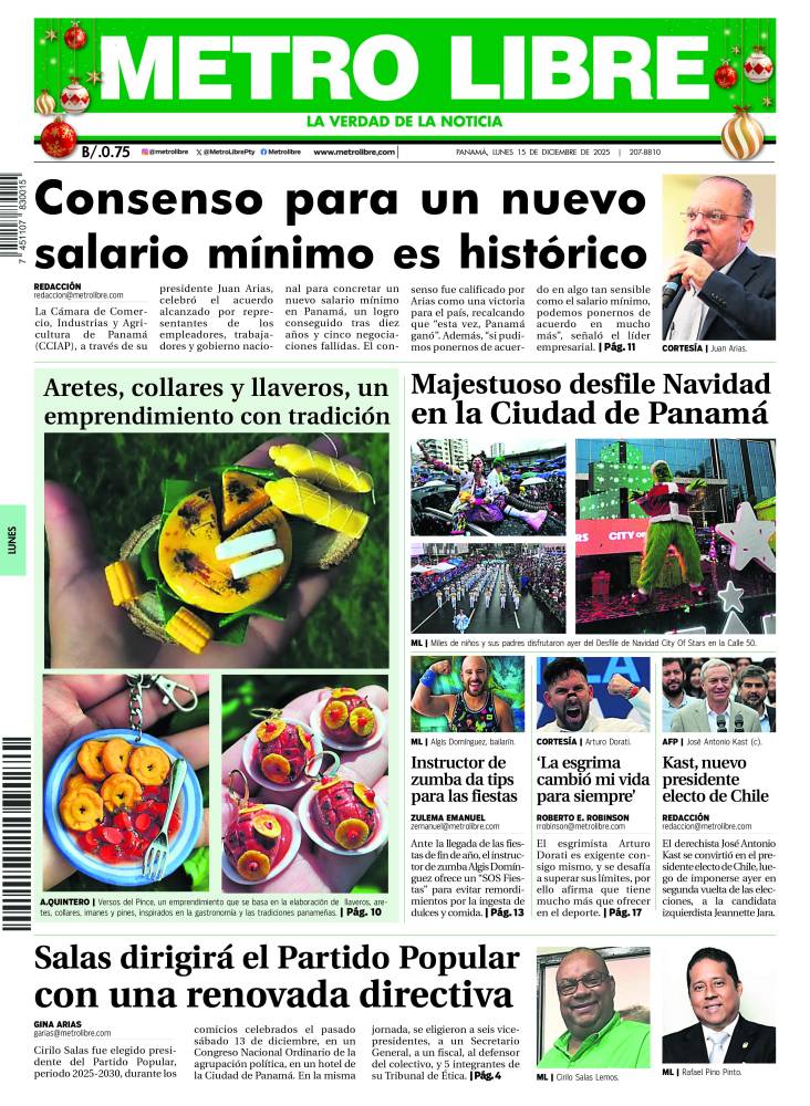 Portada del 15 de diciembre de 2025