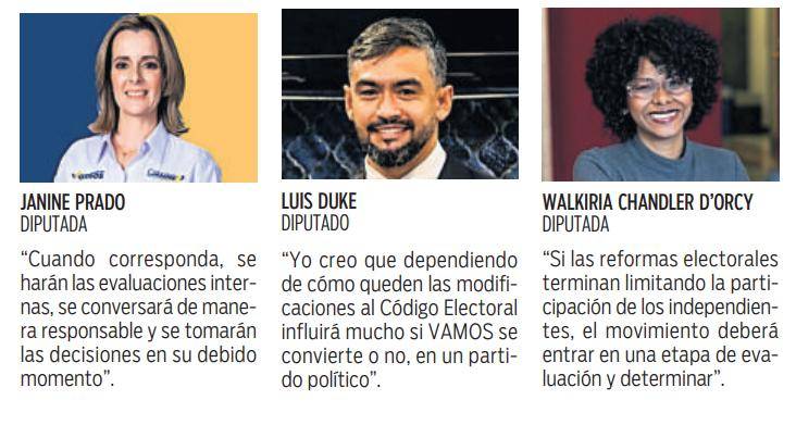 $!Vamos analizará convertirse en partido político