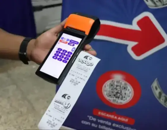 ML | Máquina utilizada por los billeteros para vender los productos Lotto y Pega 3.