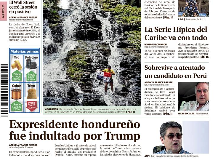 Portada del 3 de diciembre de 2025