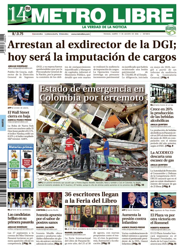 Portada del 11 de agosto de 2026