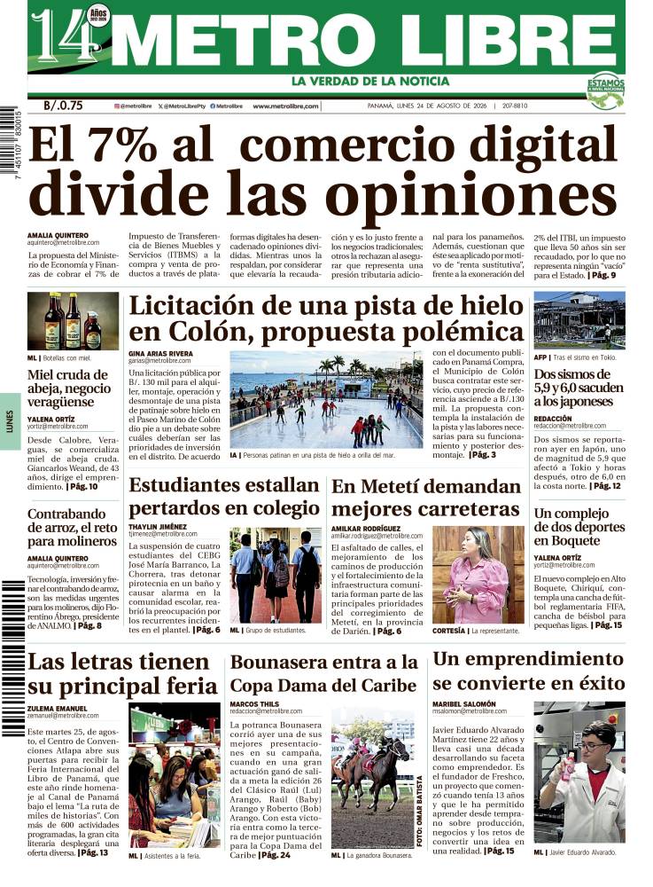 Portada del 24 de agosto de 2026