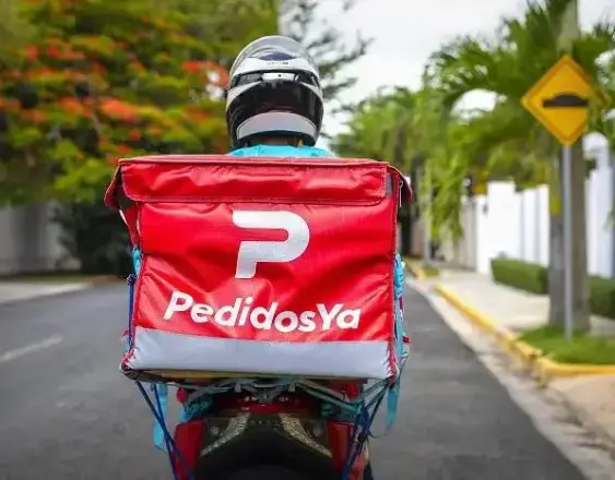 Cortesía | Un motorizado de la plataforma de PedidosYa.