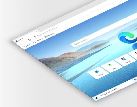 MICROSOFT | El navegador Microsoft Edge.