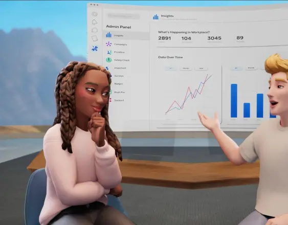 Meta Horizon Workrooms.