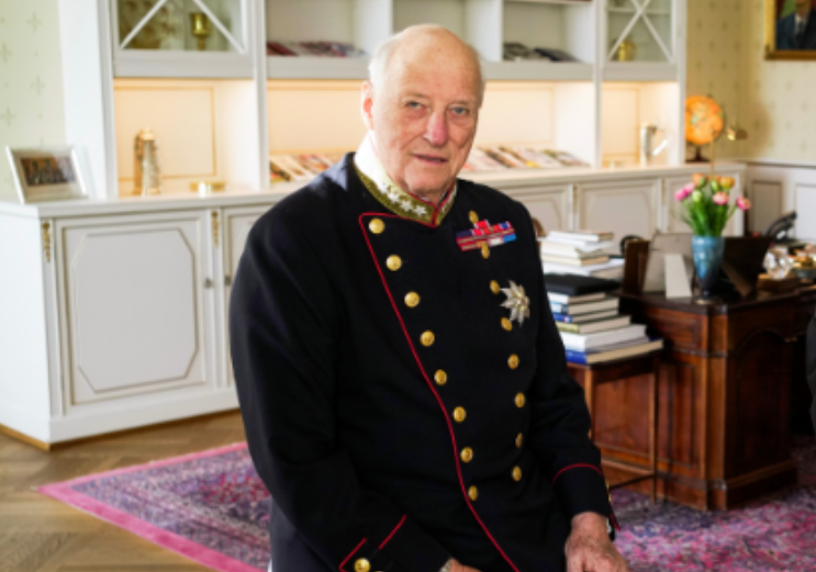 Su majestad Harald V, rey de Noruega. Foto: Cortesía.