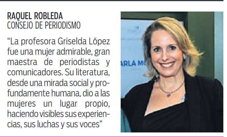 $!El legado de Griselda López: ética, docencia y letras que trascienden