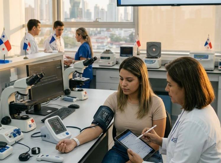 Imagen generada con IA | Una persona se realiza un examen.