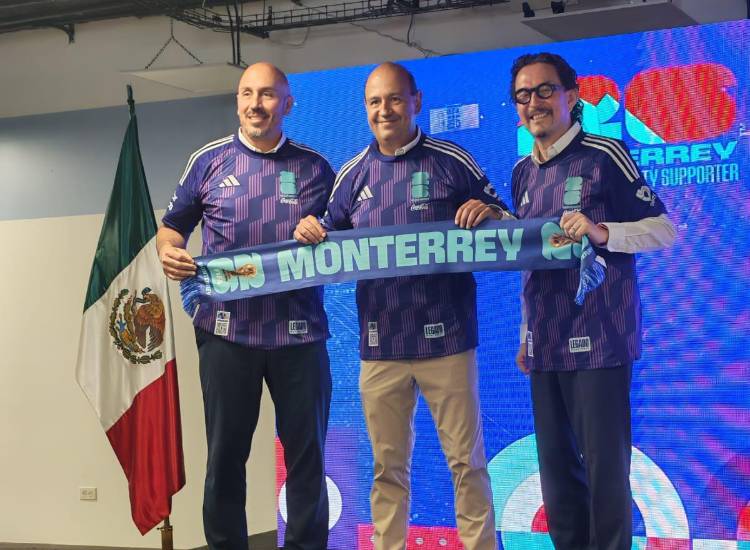 $!Y. Ortiz | La playera oficial de Monterrey como sede de la Copa Mundial de la FIFA 2026.