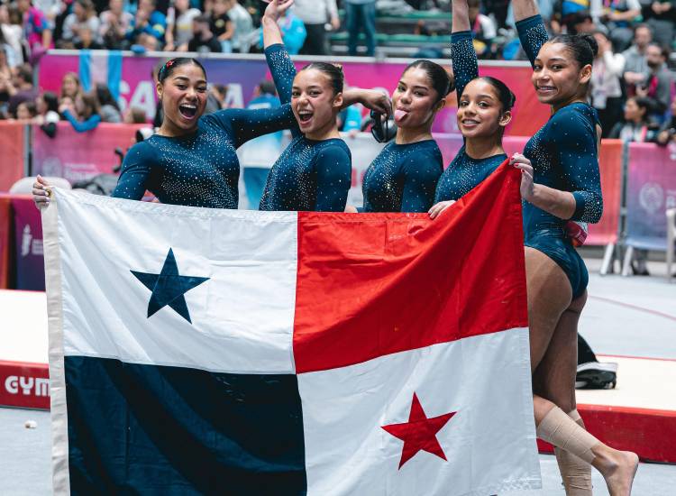 El equipo femenino de gimnasia le da a Panamá su primera medalla en los Suramericanos