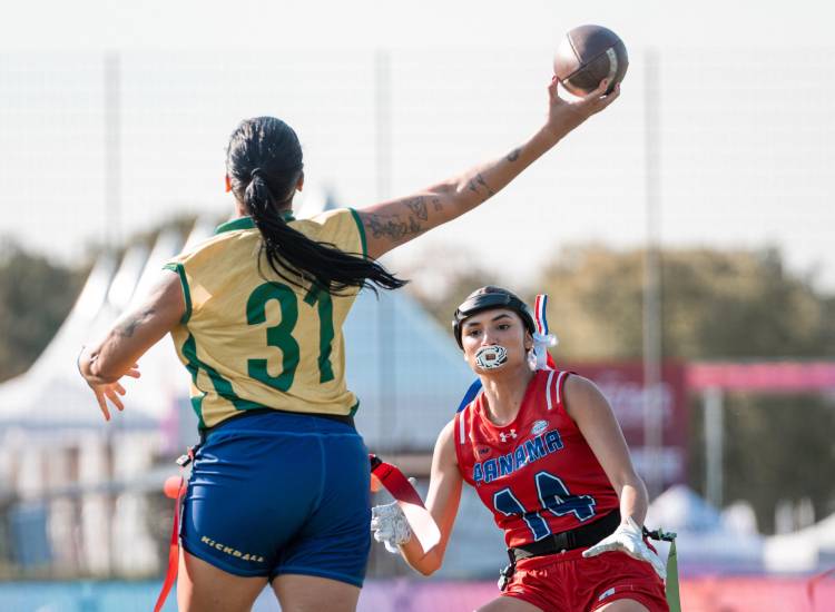 Selecciones de Panamá avanzan a cuartos de final del Mundial de Flag Football