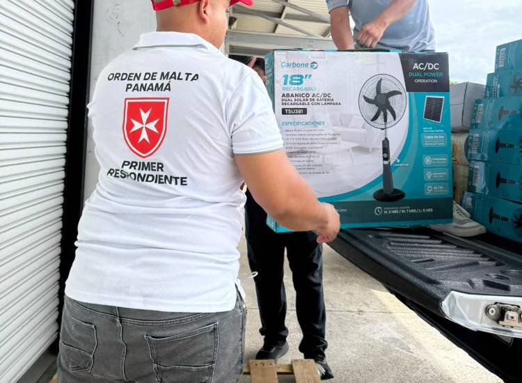 Orden de Malta lleva solidaridad al interior