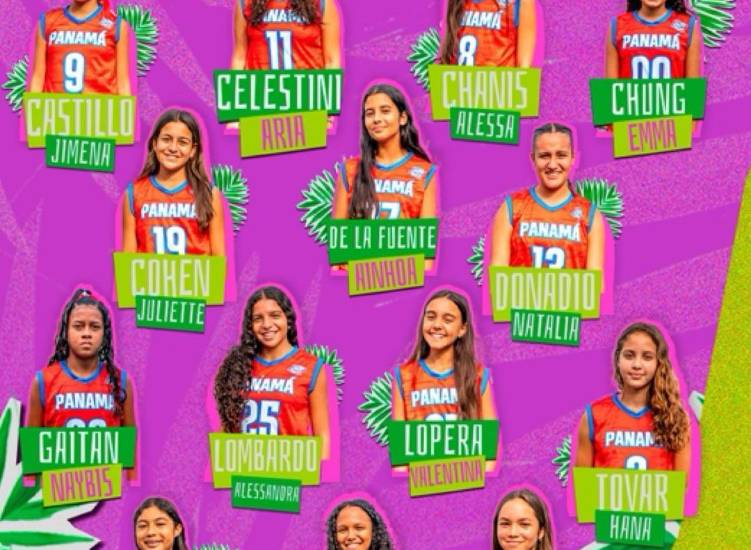 Cortesía | Las seleccionadas nacionales Sub-12 de flag football.