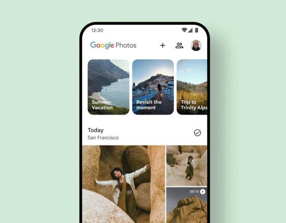Aplicación de Google Fotos.