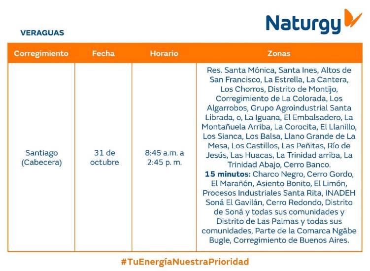 $!Aviso importante: Trabajos de mantenimiento en la red eléctrica del 26 de octubre al 1 de noviembre de 2026