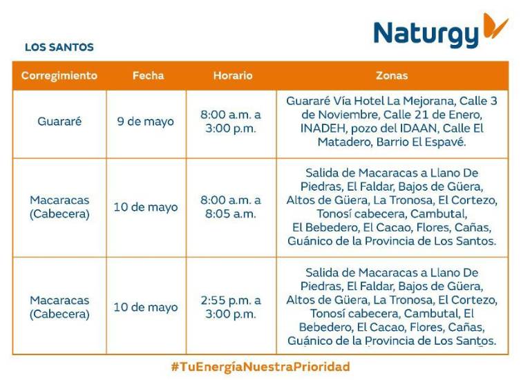 $!AVISO IMPORTANTE: Trabajos de mantenimiento en la red eléctrica del 4 al 10 de mayo de 2026