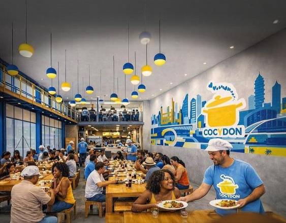 Eyknar Salazar | Una maqueta digital de lo que aspira crear en su nuevo proyecto social la fundación Cocydon, el lugar estará ubicado en calidonia.