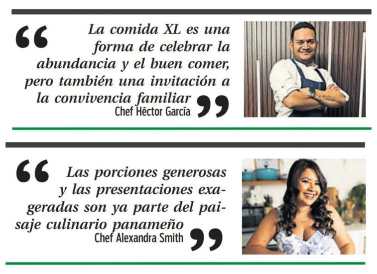 $!El sabor de la comida XL