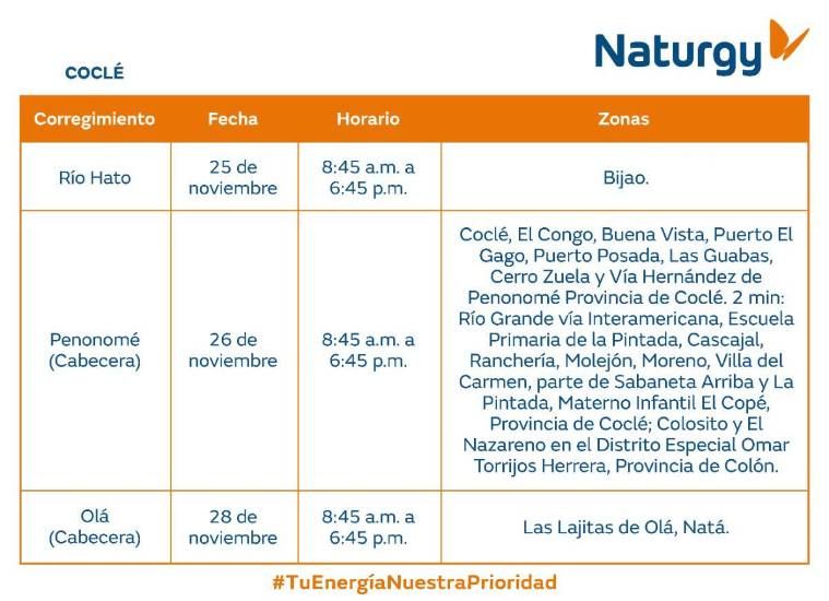 $!Aviso importante: Trabajos de mantenimiento en la red eléctrica del 24 al 30 de noviembre de 2025
