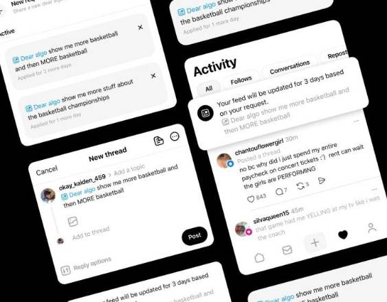 Herramienta de IA Dear Algo de Threads