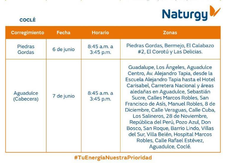 $!AVISO IMPORTANTE: Trabajos de mantenimiento en la red eléctrica del 1 al 7 de junio de 2026