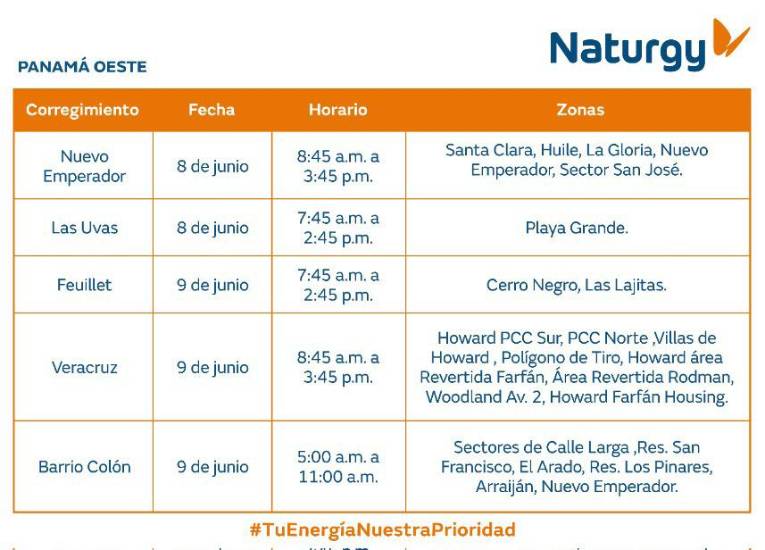 $!AVISO IMPORTANTE: Trabajos de mantenimiento en la red eléctrica del 8 al 14 de junio de 2026