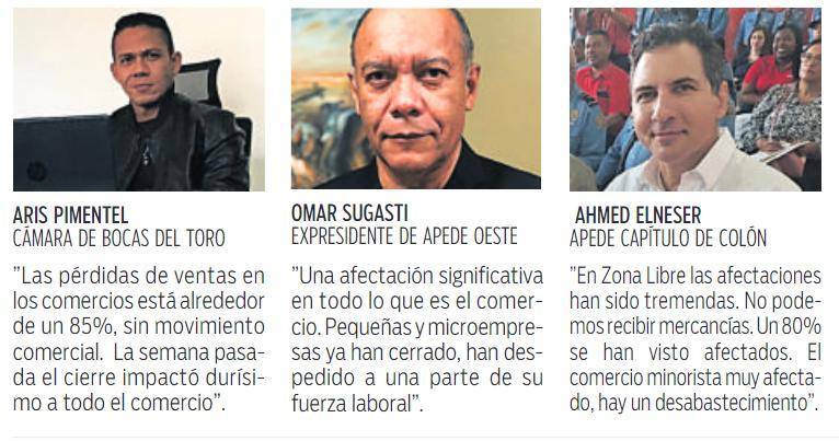 $!Comercio se contrae en cada una de las provincias