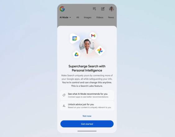 Europ Press | Nueva función de Inteligencia Personal en el Modo AI de la búsqueda de Google.