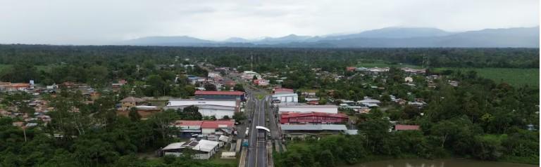 Cortesía | Panorámica del Corregimiento de Guabito, distrito de Changuinola, en Bocas del Toro.