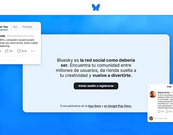 Portaltic/EP | Recurso de la red social Bluesky- BLUESKY - Archivo.