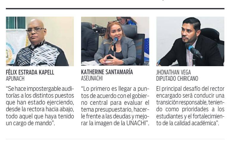 $!Nuevo rector de la UNACHI será electo en los próximos tres meses