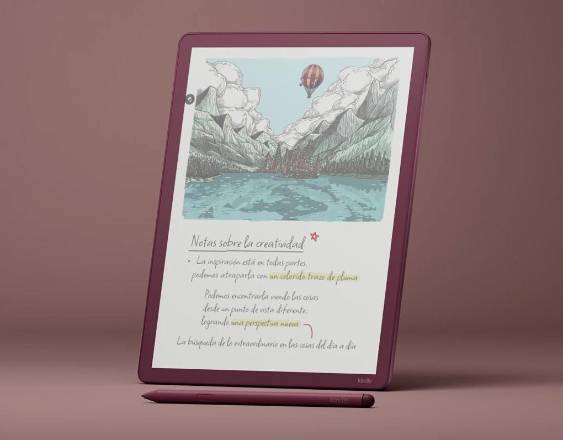 Imagen de la primera Kindle de color REMITIDA