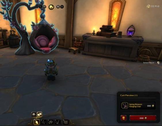 BLIZZARD | Tienda de objetos para decorar el hogar en World of Warcraft.